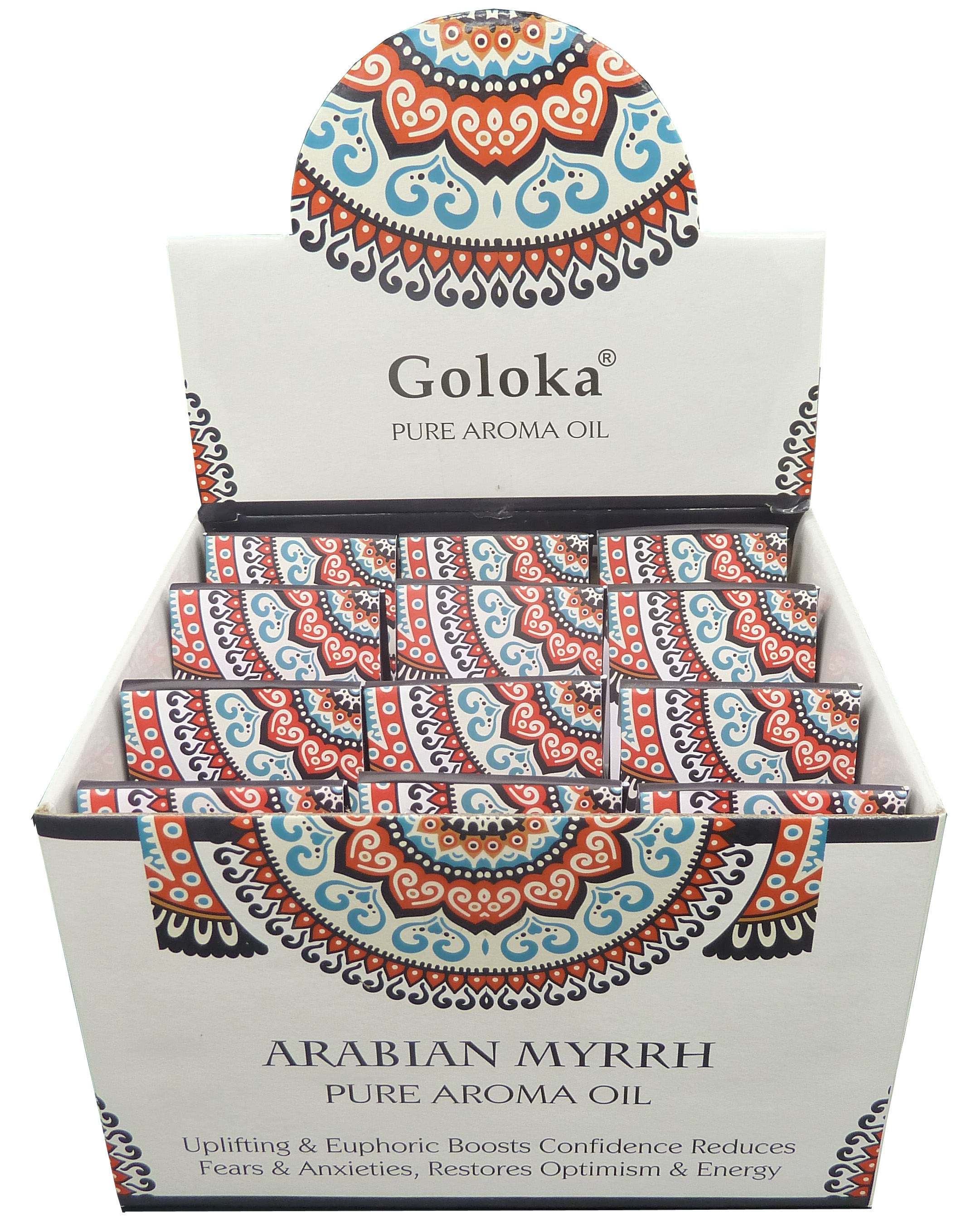Huile parfumée Goloka Myrrh 10mL x 12
