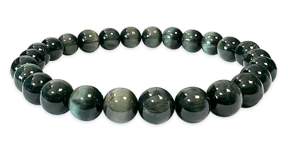Bracelet Seraphinite AA perles 6-7mm