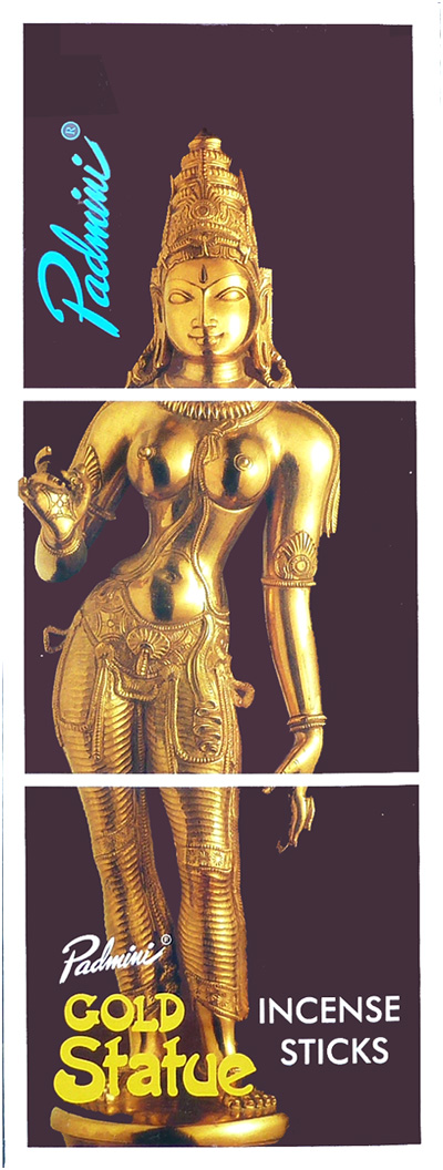 Encens Padmini Gold Statue 8 Bts