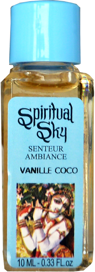 Pack de 6 huiles parfumées spiritual sky vanille coco 10ml