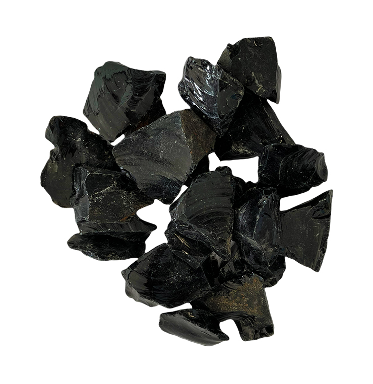 Obsidienne noire brut 500g