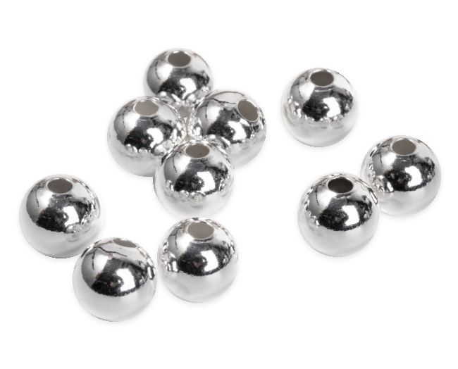 Perles Charms Argent 925 Boules 8mm x 5