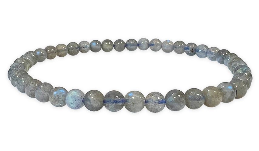 Bracelet Labradorite A+ perles 4mm
