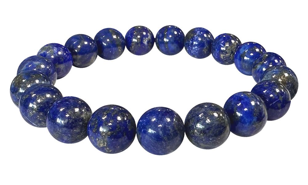 Bracelet Lapis Lazuli A perles 9-10mm