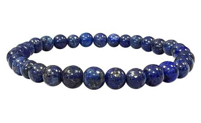 Bracelet Lapis Lazuli AA perles 6-7mm