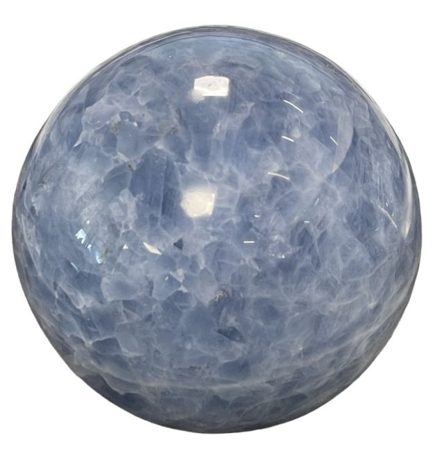 Sphère Calcite bleue poli 1.565kg