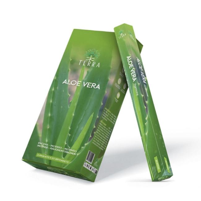 Encens Terra Aloe vera hexa sans charbon 30grs