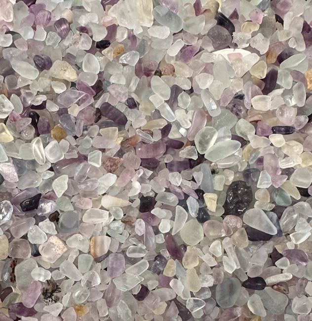 Fluorite Fluorite Multicolore A+ Chips de pierres naturelles 3-5mm 500g