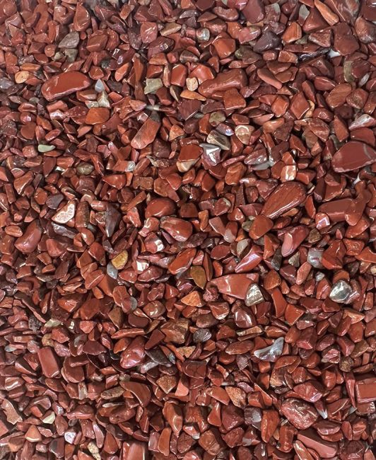 Jaspe Rouge A Chips de pierres naturelles 3-5mm 500g