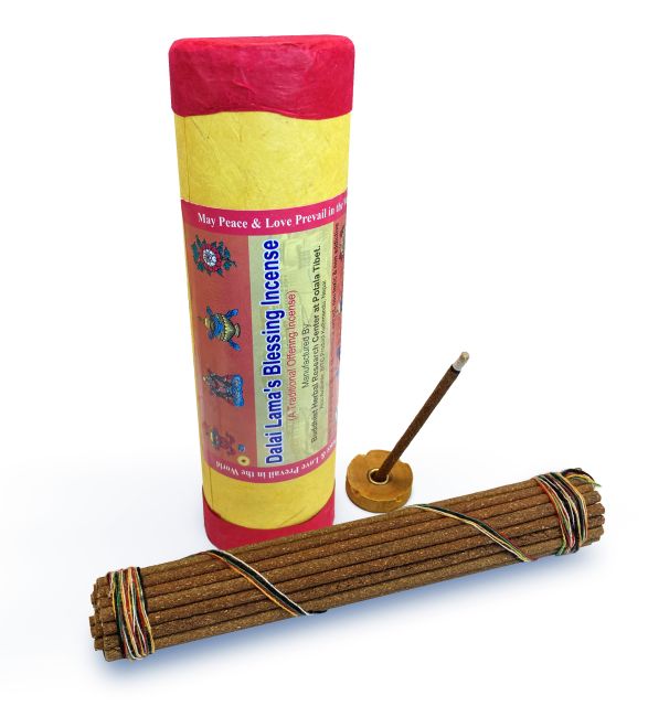 Encens Tibétain Dalai Lama's Blessing Incense 50grs avec porte encens