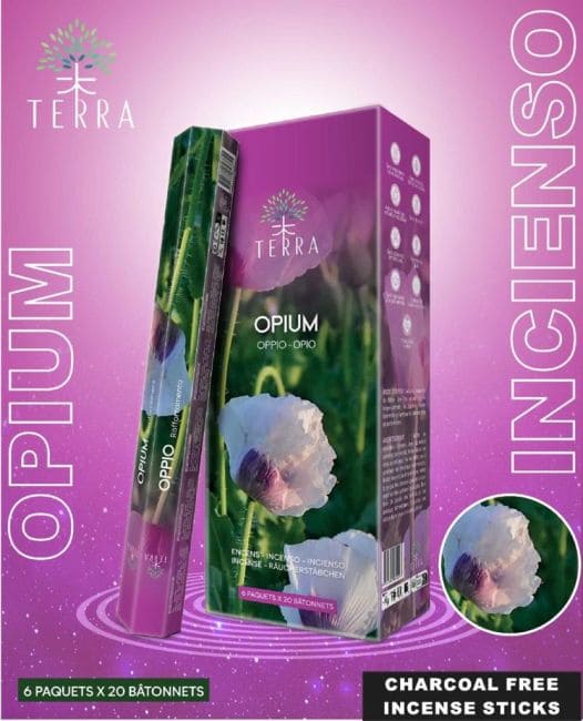 Encens Terra Opium hexa sans charbon 30grs