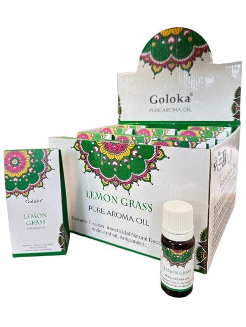 Huile parfumée Goloka Lemon Grass 10mL x 12