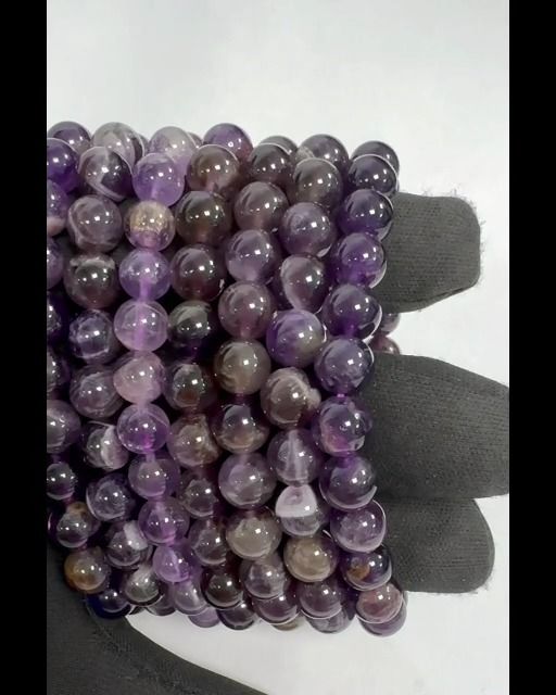 Bracelet Amethyste perles 7.5-8.5mm