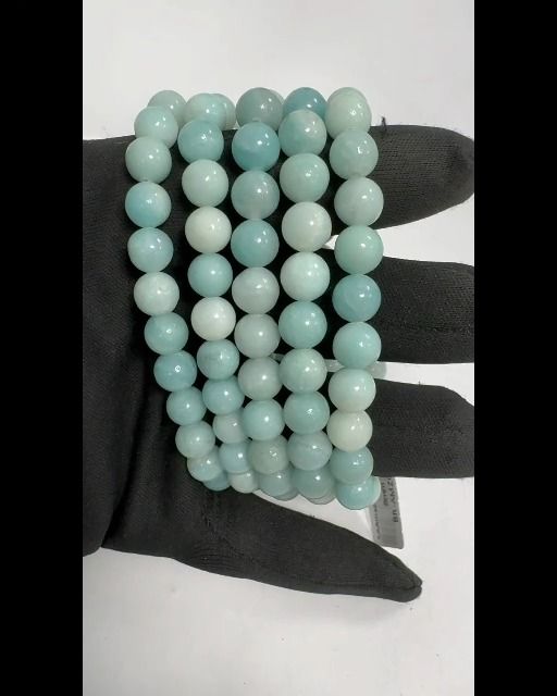 Bracelet Amazonite Chine perles 8mm