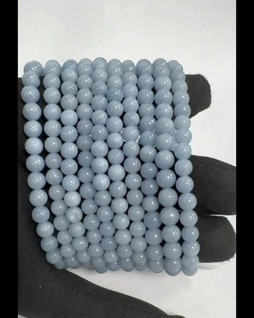 Bracelet Angelite A perles 5-6mm