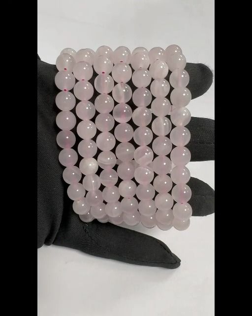 Bracelet Calcite Rose AA perles 8mm