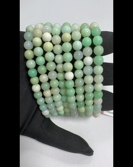 Bracelet Chrysoprase AA+ perles 6-7mm