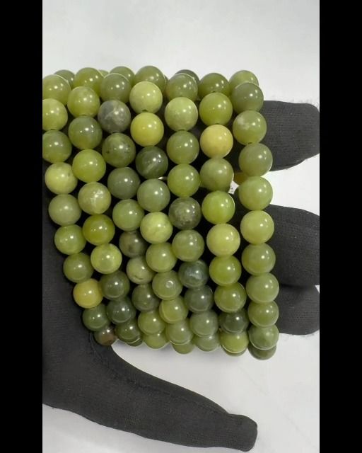 Bracelet Jade du Canada perles 8mm