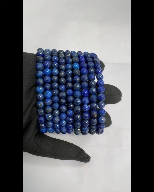 Bracelet Lapis Lazuli AA perles 6-7mm