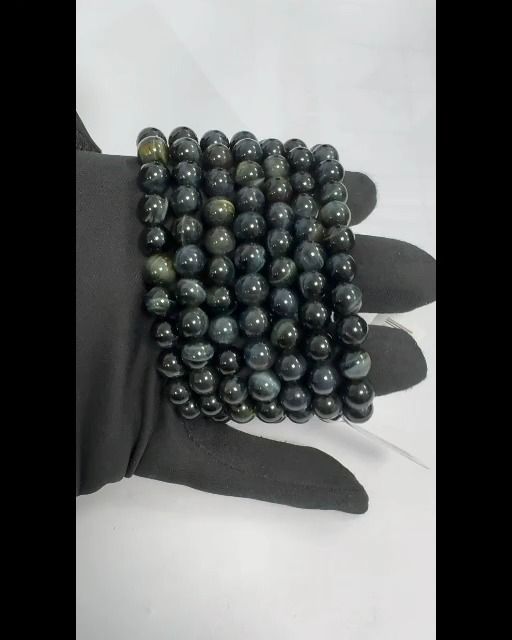 Bracelet Oeil de Faucon AA perles 8-8.5mm