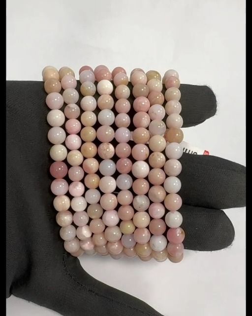 Bracelet Opale Rose A perles 6-7mm