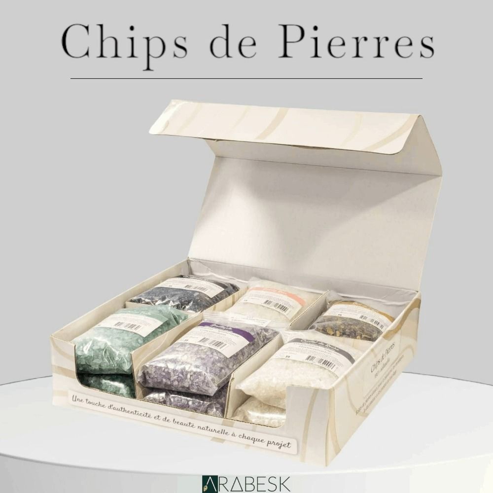 Présentoir Chips de Pierres 250g X 12 sachets