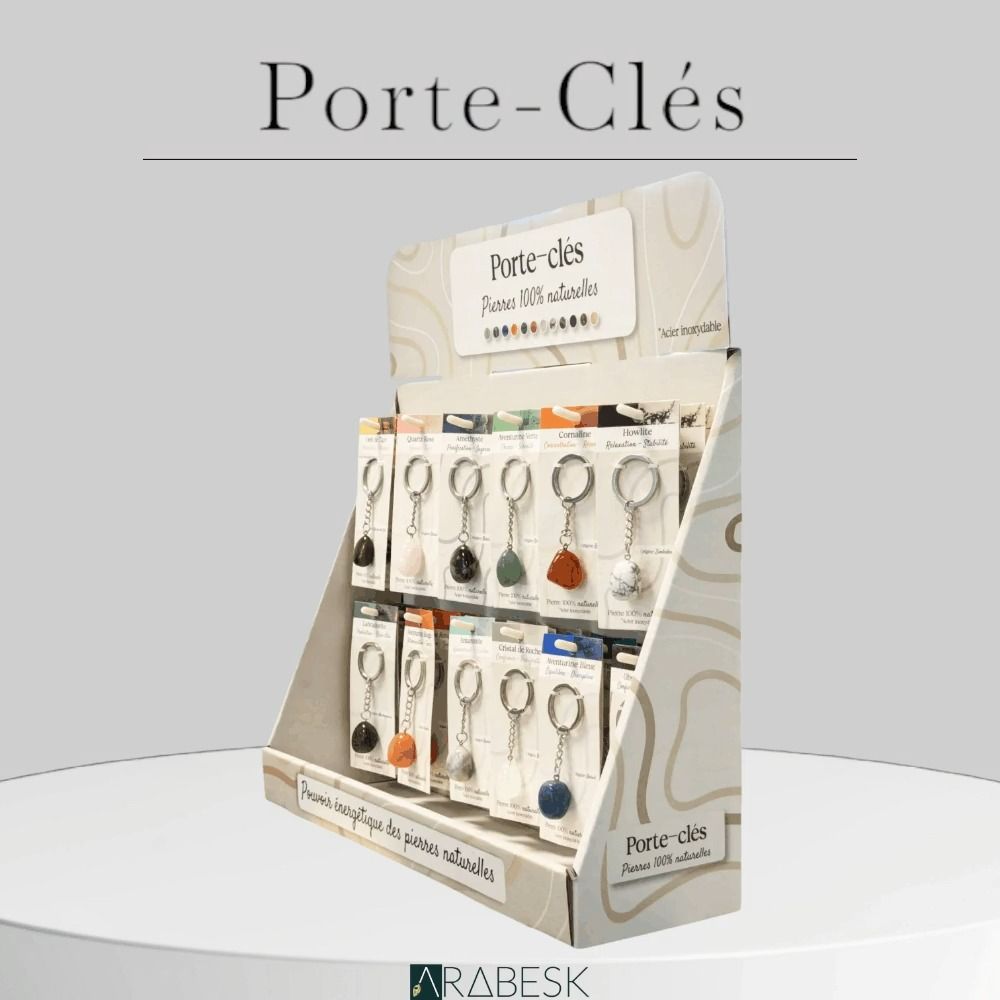 Présentoir Porte-clé 48 pcs