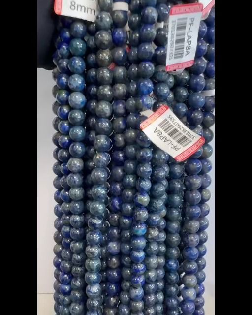 Lapis Lazuli A perles 7.5-8.5mm sur fil 40cm